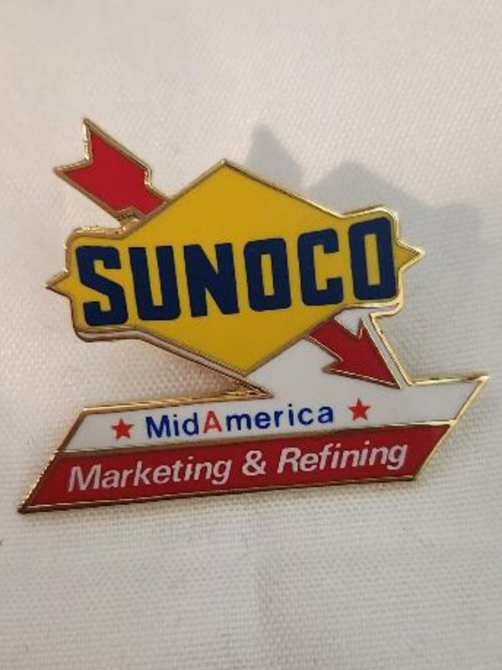 Vintage Sunoco MidAmerica Marketing & Refining Lapel Pin
